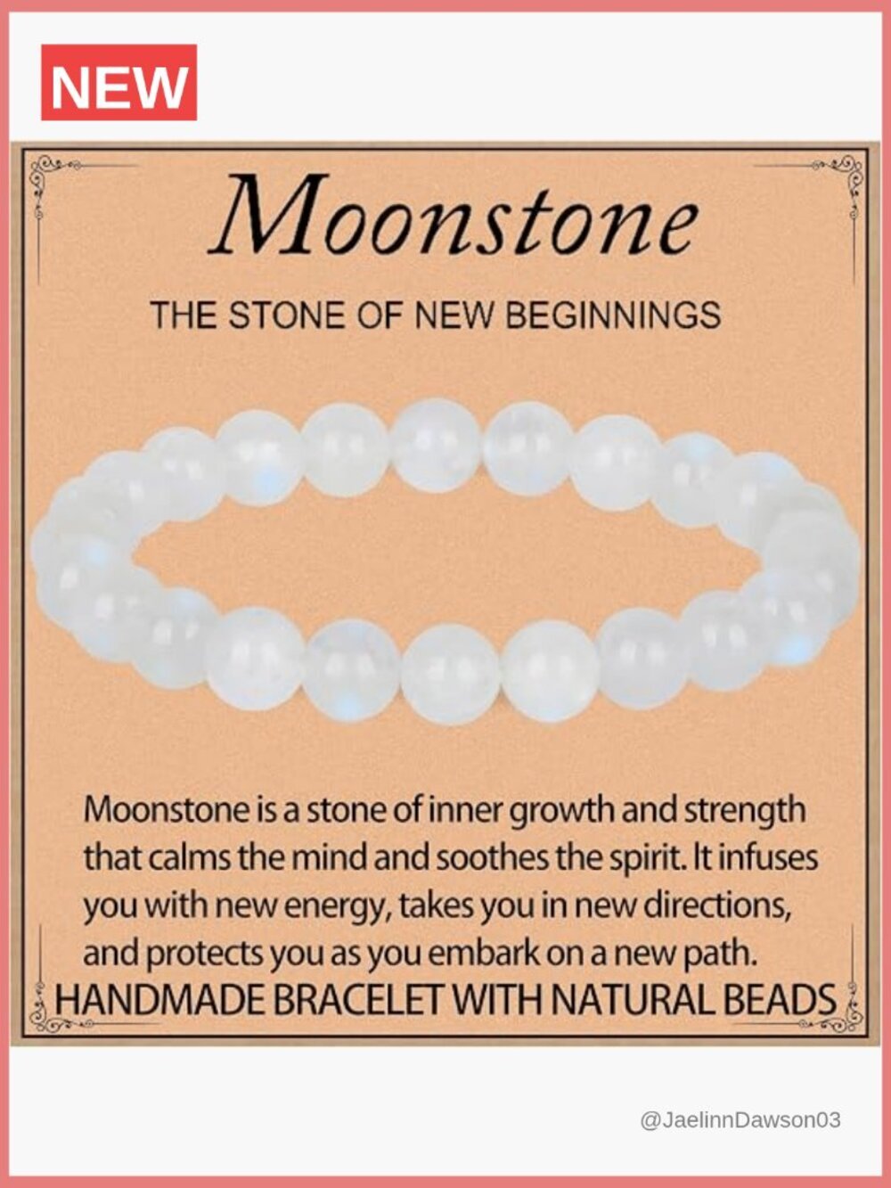 Handmade Natural Gemstone Stretch Bracelet Healing Crystal Round Beads 8mm